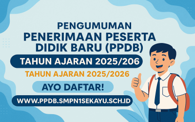 PPDB Tahun Ajaran 2025/2026 dibuka